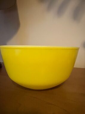Bright Yellow Mixing Bowl
